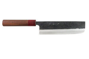 Couteau nakiri japonais artisanal Wusaki Yuzo BS2 17cm