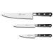 Coffret 3 couteaux SABATIER Idéal Inox 100% forgé et français
