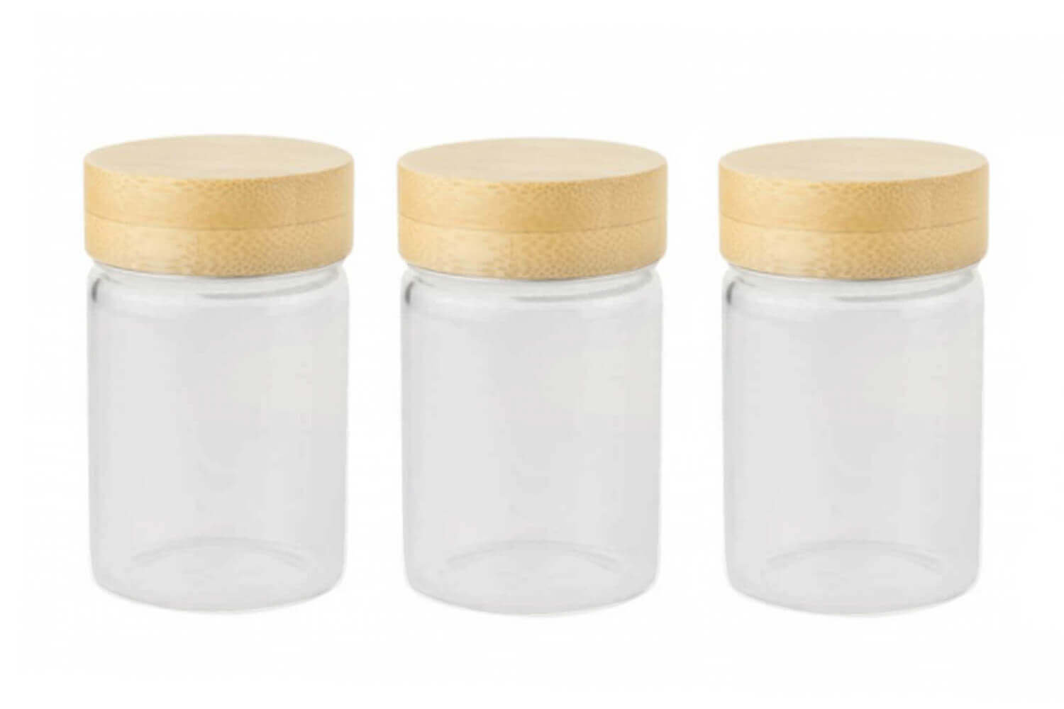 Set de 3 Boîtes en verre borosilicate Pebbly