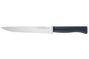 Couteau tranchelard Intempora Opinel n°227 lame 20cm manche bleu marine
