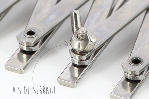 Rouleau multicoupe métal simple 5 roulettes lisses 
