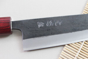 Couteau kiritsuke japonais artisanal Wusaki Yuzo BS2 15cm