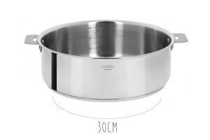 Sauteuse Cristel Casteline Amovible en inox