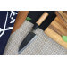 Couteau kodeba japonais artisanal Moritaka Aogami 2 Steel carbone manche cerisier