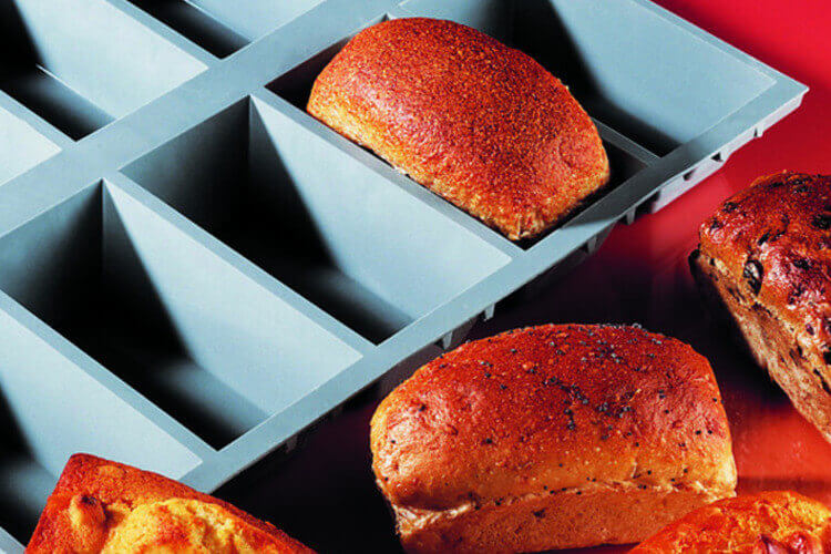 Plaque pour cakes individuels De Buyer Elastomoule 6 ou 9 alvéoles