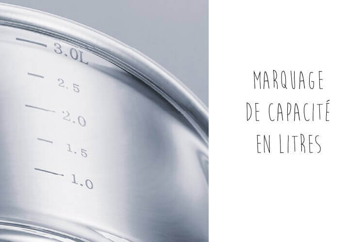 4 casseroles inox 14 à 20cm Beka Chef