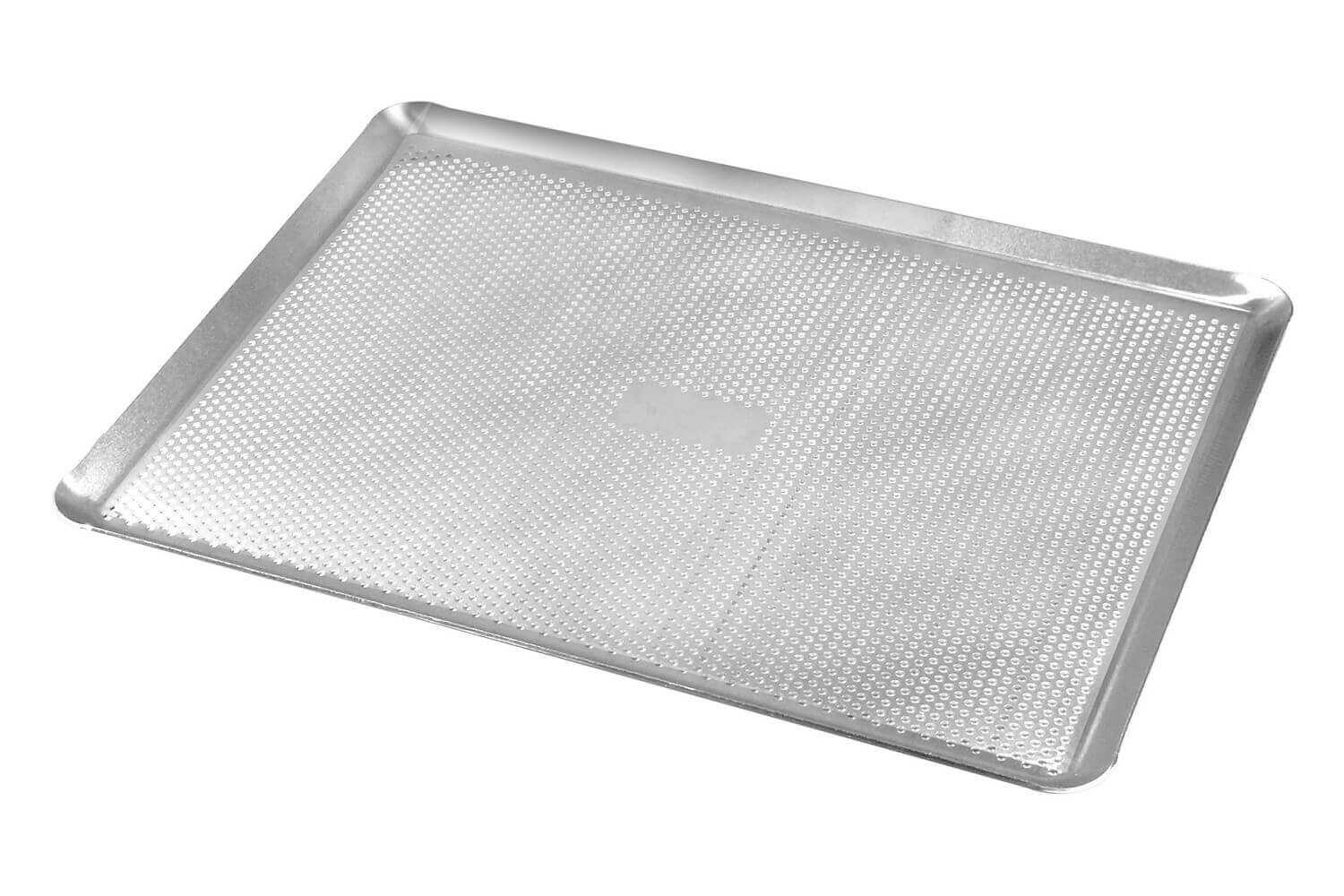 Plaque de cuisson anti-adhésive en aluminium perforé 30x40 cm