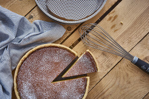 Moule à manqué De Buyer démontable inox + 2 feuilles cuisson