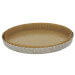 Moule à tarte cannelé inox fond amovible De Buyer et feuille cuisson