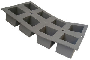 Moule en silicone De Buyer Elastomoule 15 cubes