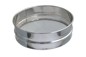 Tamis à farine De Buyer tout inox n°20 maille 0,8mm
