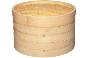 Cuiseur vapeur bambou Kitchen Craft 2 niveaux