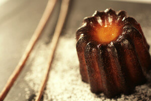 Lot de 4 moules à cannelés bordelais De Buyer anti-adhésifs