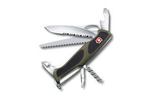 Couteau suisse Victorinox Ranger Grip 179 manche vert et noir 130mm 12 fonctions