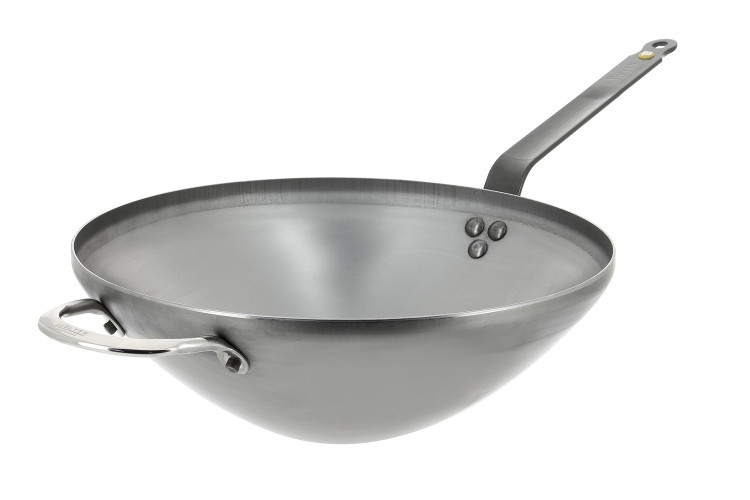 Wok à queue De Buyer Mineral B avec anse