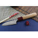 Couteau d'office japonais artisanal Yoshimi Kato 8,5cm VG10 Nickel Damascus cerisier