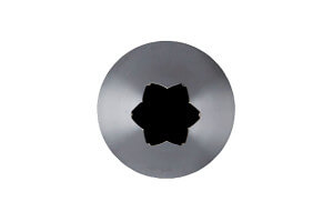 Douille cannelée E5 à E8 De Buyer inox