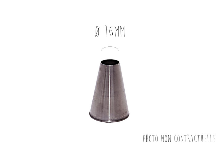 Douille unie De Buyer inox - De 2 &agrave; 20mm