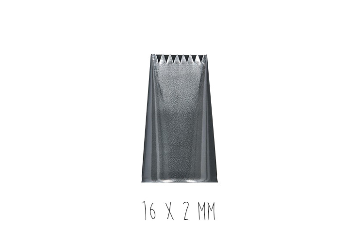 Douille &agrave; b&ucirc;che plate De Buyer inox