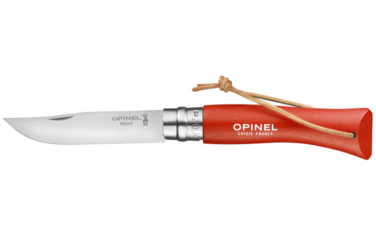 Couteau Opinel N°07 Baroudeur lame 8cm manche orange