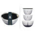 Set de 3 bols en acier inox Kitchencraft MasterClass Smart Space empilables