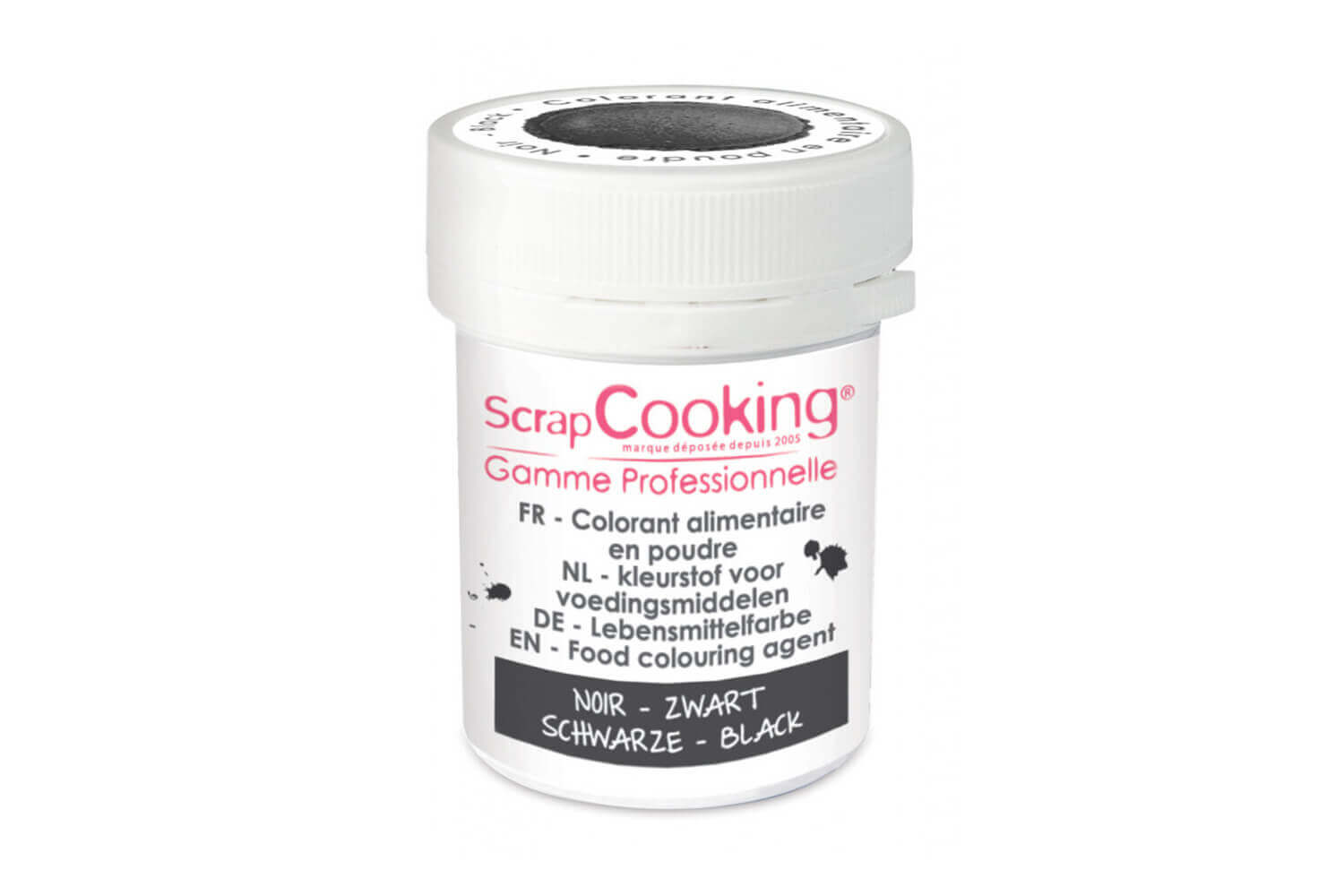 Scrapcooking - Colorant alimentaire en poudre blanc, 5 g