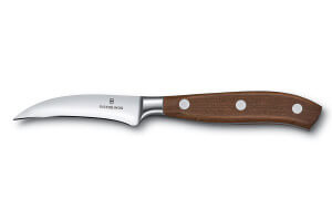 Couteau bec d'oiseau Victorinox Grand Maître Wood forgé 8cm manche érable