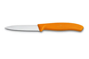 Couteau d'office Victorinox Swissclassic orange lame à dents 8cm