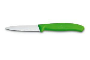 Couteau d'office Victorinox Swissclassic vert lame à dents 8cm