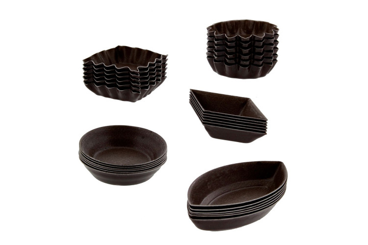 Bo&icirc;te 30 petits-fours Gobel anti-adh&eacute;rent - 5 formes