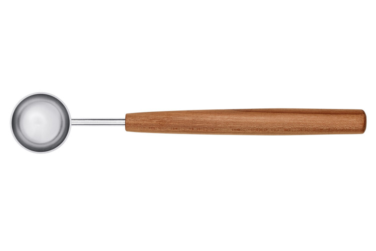 Cuill&egrave;re &agrave; mesurer Triangle Sense acier inox 18/10 manche prunier