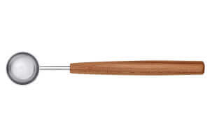 Cuillère à mesurer Triangle Sense acier inox 18/10 manche prunier 1,25ml