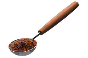Cuillère doseuse à café Triangle Sense 15ml en inox manche prunier