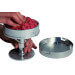 Presse-hamburger avec poussoir inox et fonte d'alu - Diamètre 10cm