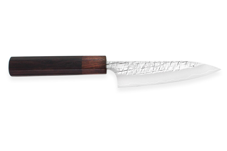 Couteau universel japonais artisanal Yu Kurosaki Raijin acier cobalt 12cm