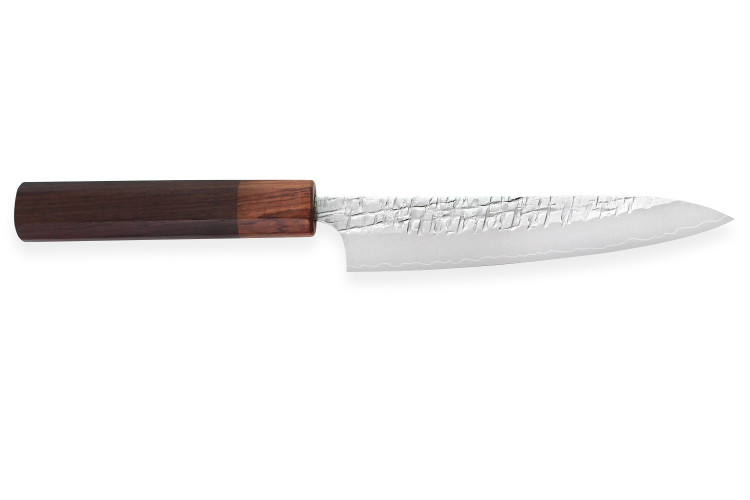 Couteau universel japonais artisanal Yu Kurosaki Raijin acier cobalt 15cm