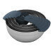 Set de 9 bols/passoires/doseurs Joseph Joseph Nest 100 emboîtables en inox