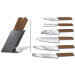 Bloc 6 couteaux de cuisine Victorinox Swiss Modern manches noyer