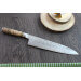 Couteau de chef japonais artisanal forgé Takeshi Saji R2 Tsuchime 24cm