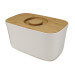 Boîte à pain avec couvercle réversible en bambou Joseph Joseph Bread Bin blanche