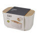 Boîte à pain avec couvercle réversible en bambou Joseph Joseph Bread Bin blanche