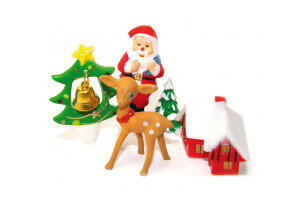 Set 4 décorations de Noël Scrapcooking - Tradition