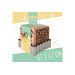 Tampon pour biscuits Scrapcooking en bois avec découpoir inox