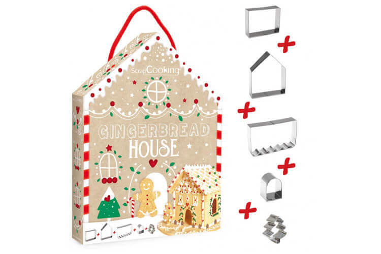 Kit pâtisserie maison pain d'épice 3D Scrapcooking 5 pièces