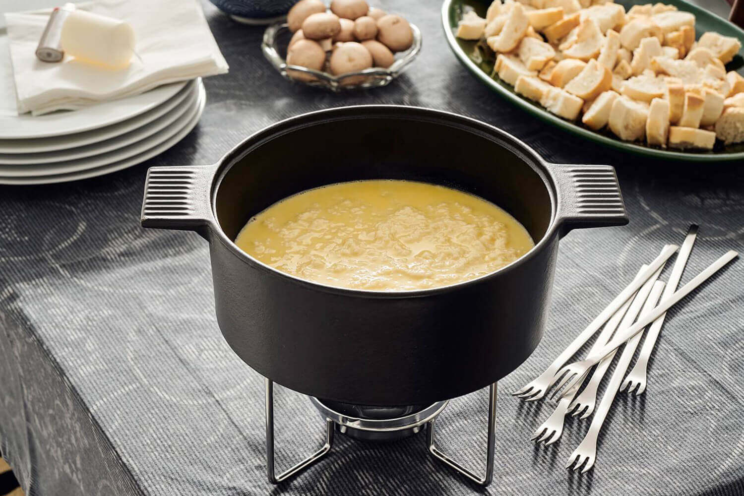 Fourchette à fondue en acier inoxydable fourchette à fondue - 6
