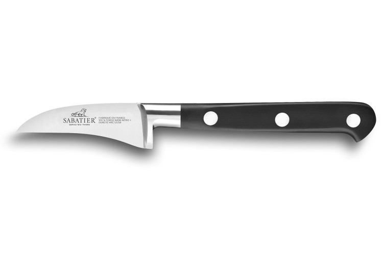 Couteau bec d'oiseau Sabatier Idéal Inox 100% forgé lame 6cm