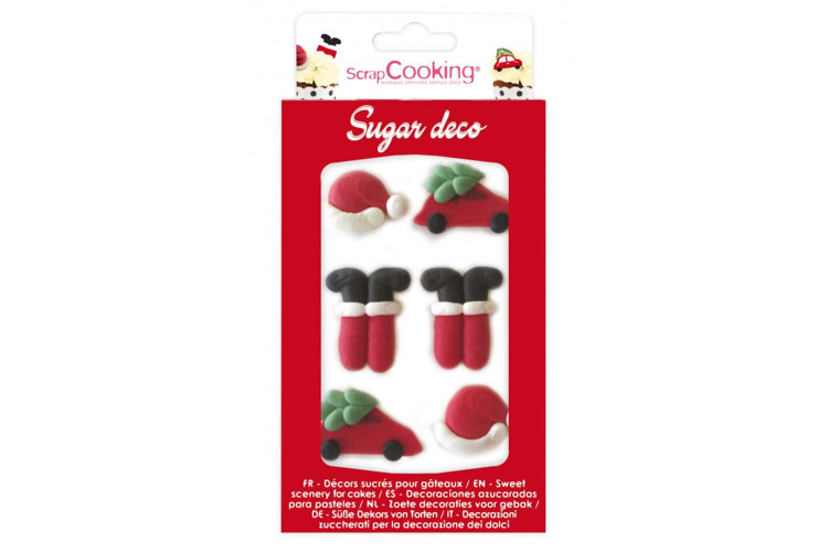 Décorations en sucre Scrapcooking - Père Noël