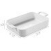 Plat rectangulaire Revol Belle Cuisine 26X18,5cm Blanc