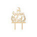 Cake topper Joyeux Noël Scrapcooking en bois