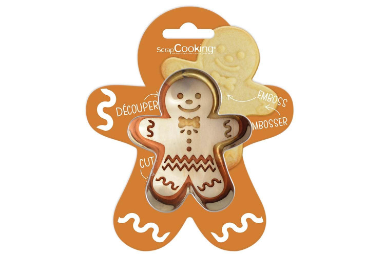 Emporte pi&egrave;ce Scrapcooking avec embosseur bois - Plusieurs formes No&euml;l